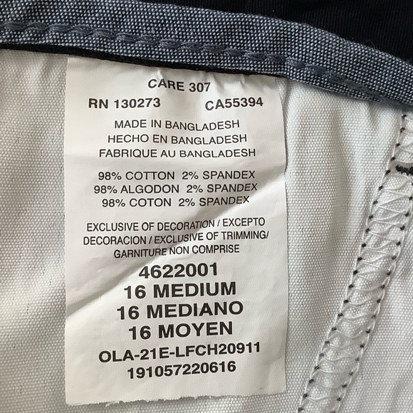 NWT Lee Womens short Regular Fit, Mid Rise, Black Color, Sz 16 Medium, 14 Medium - Picture 14 of 15